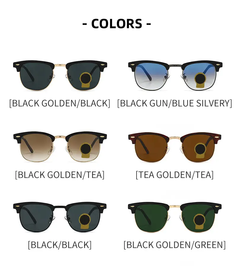 New Glass Sunglasses Willow Style Fashionable Casual 93016 — feature 6