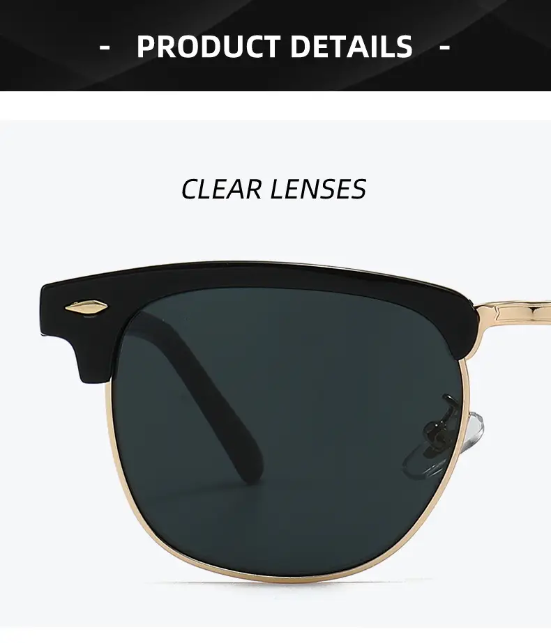 New Glass Sunglasses Willow Style Fashionable Casual 93016 — feature 8