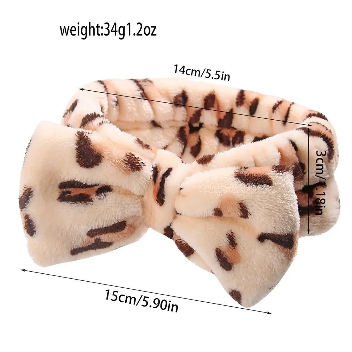 Pink Faux Fur Headbands for Women Waterproof Wrist Band Set — feature 31