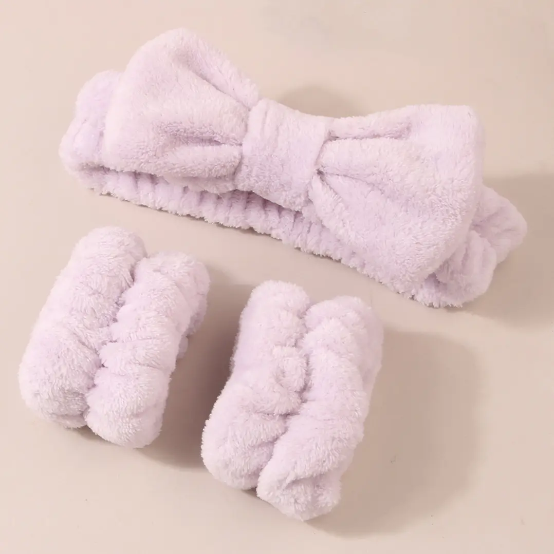 Purple -3 piece set (wrist is 3 hand stitches)