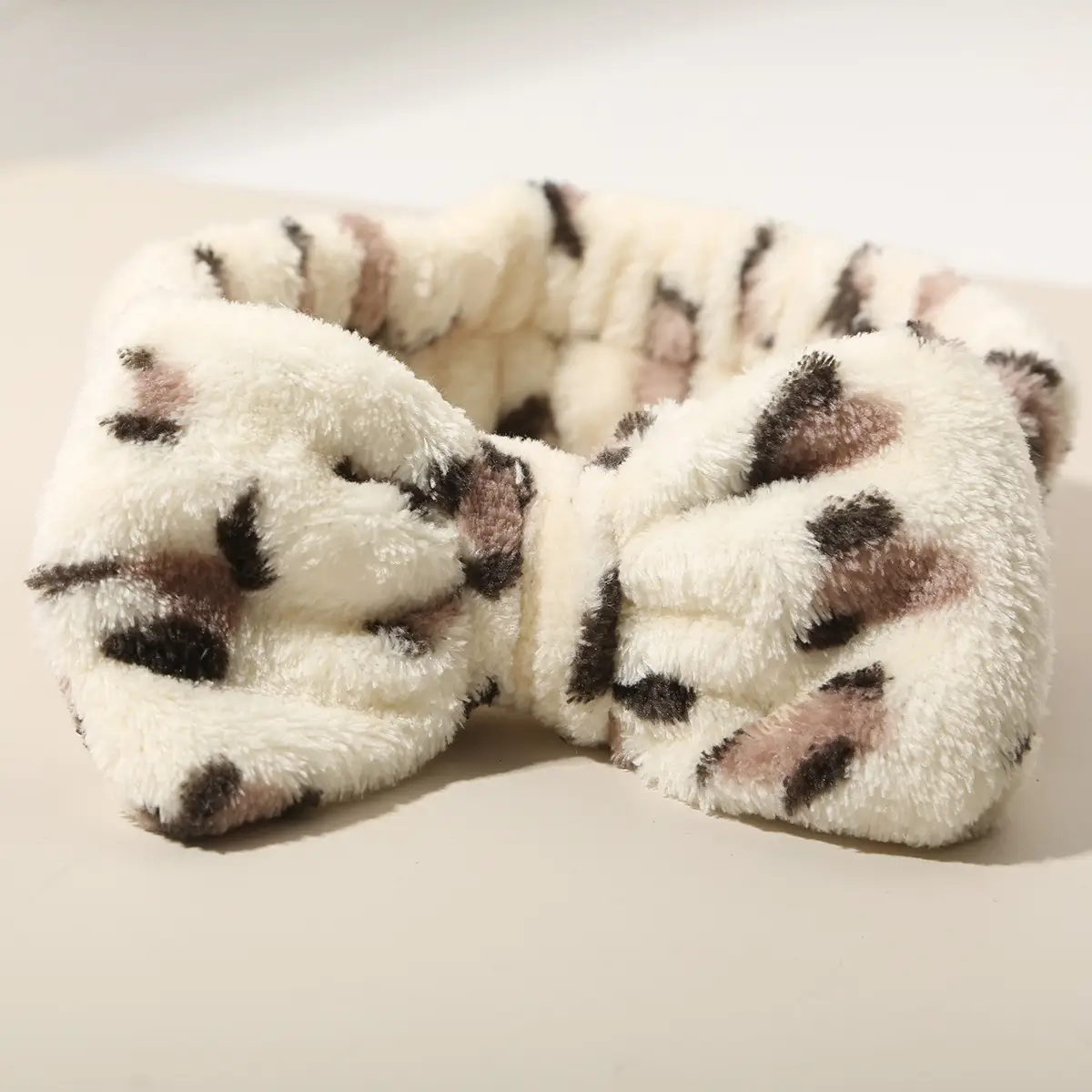 Pink Faux Fur Headbands for Women Waterproof Wrist Band Set - Image 63