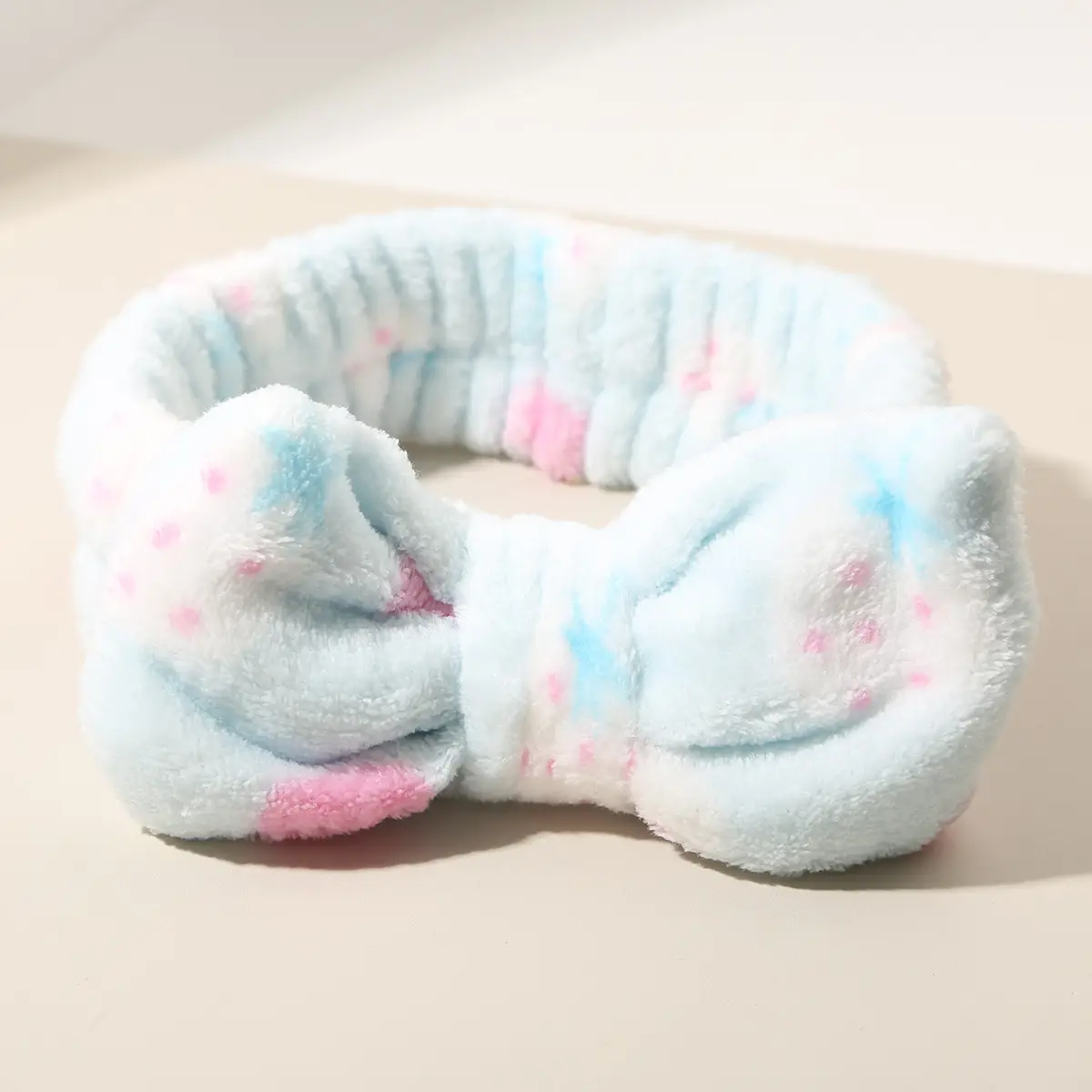 Pink Faux Fur Headbands for Women Waterproof Wrist Band Set - Image 65