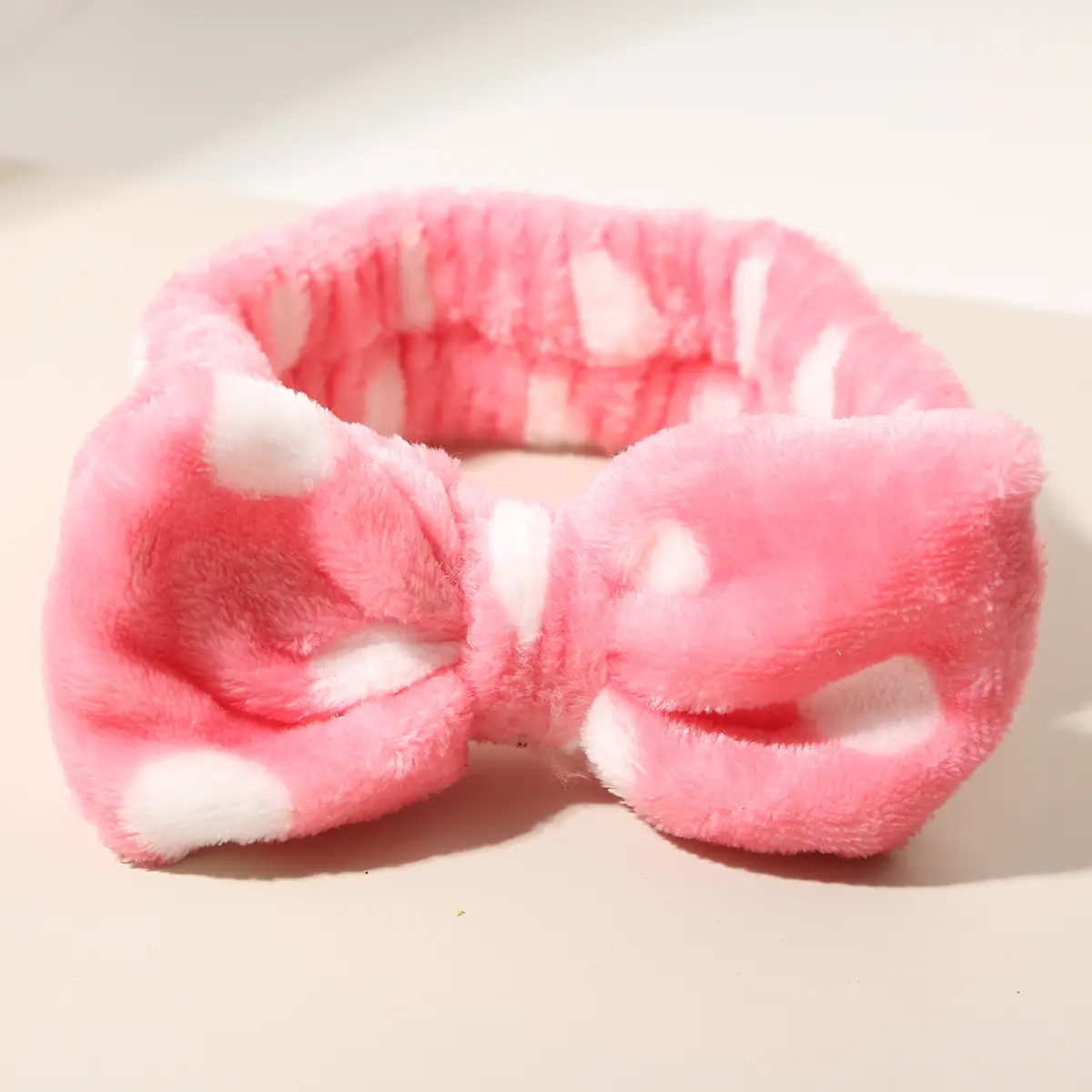 Pink Faux Fur Headbands for Women Waterproof Wrist Band Set - Image 69