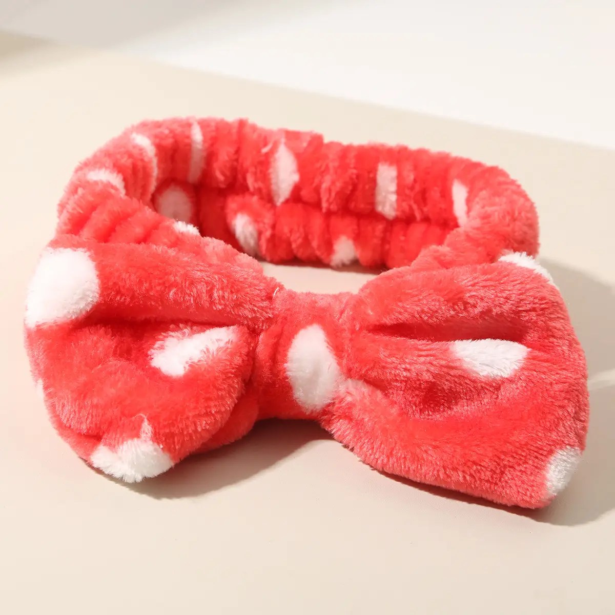 Pink Faux Fur Headbands for Women Waterproof Wrist Band Set - Image 71