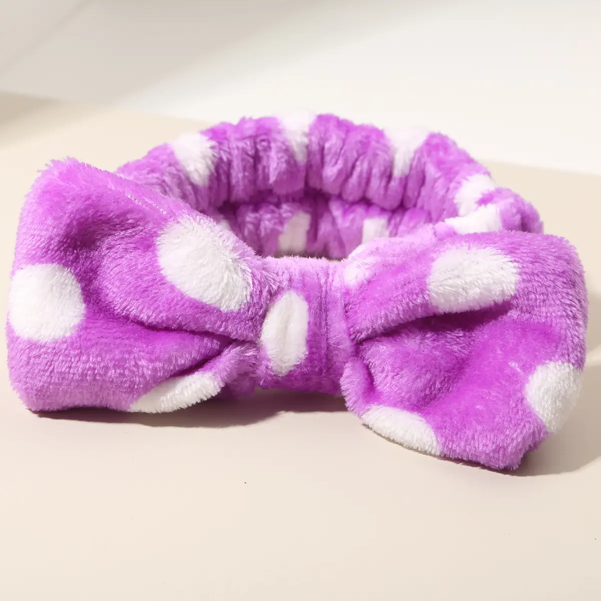 Pink Faux Fur Headbands for Women Waterproof Wrist Band Set - Image 72