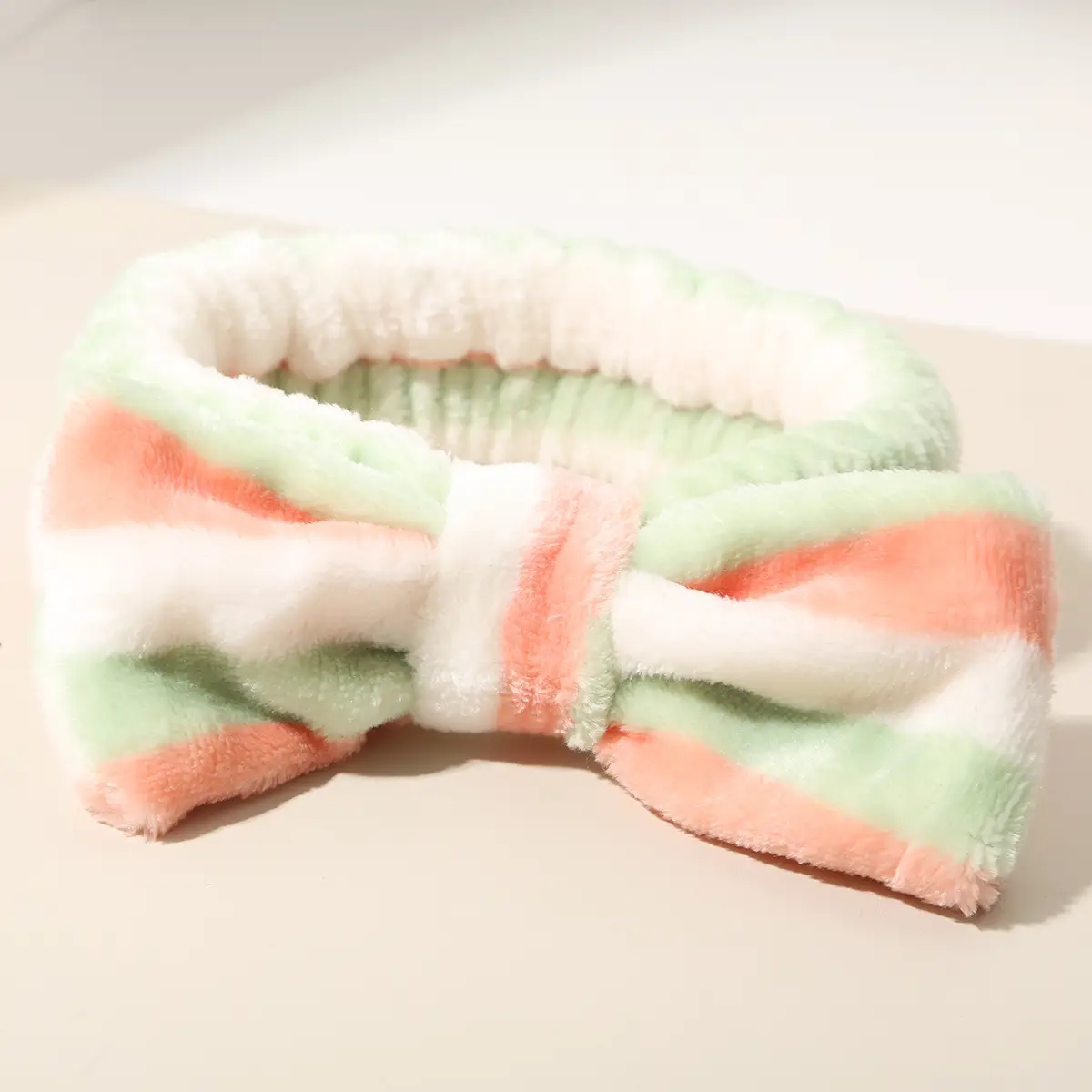 Pink Faux Fur Headbands for Women Waterproof Wrist Band Set - Image 74