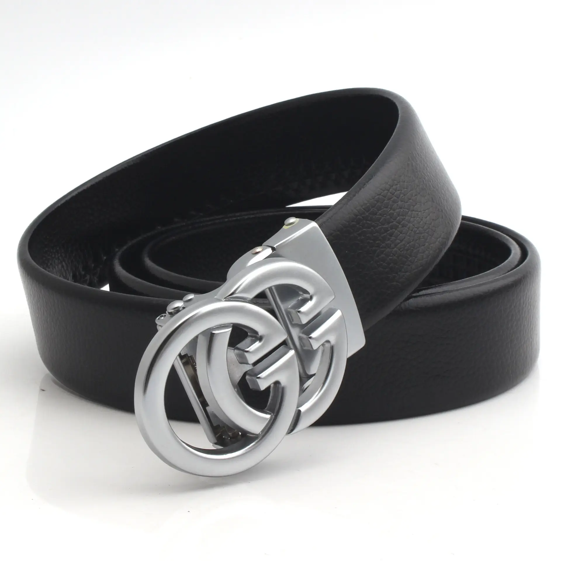 Men's Metal Belt Head Buckle 3.5cm Gold Black Silver