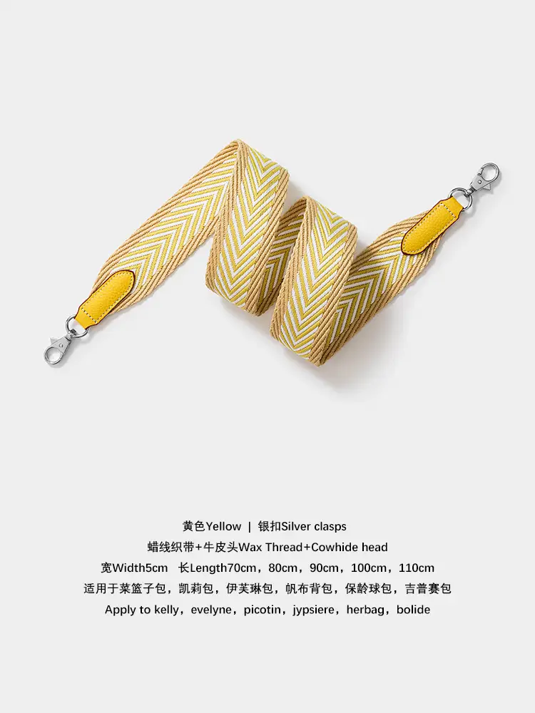 Cross-Body Webbing Bag with Gold Clasp for Women — feature 7