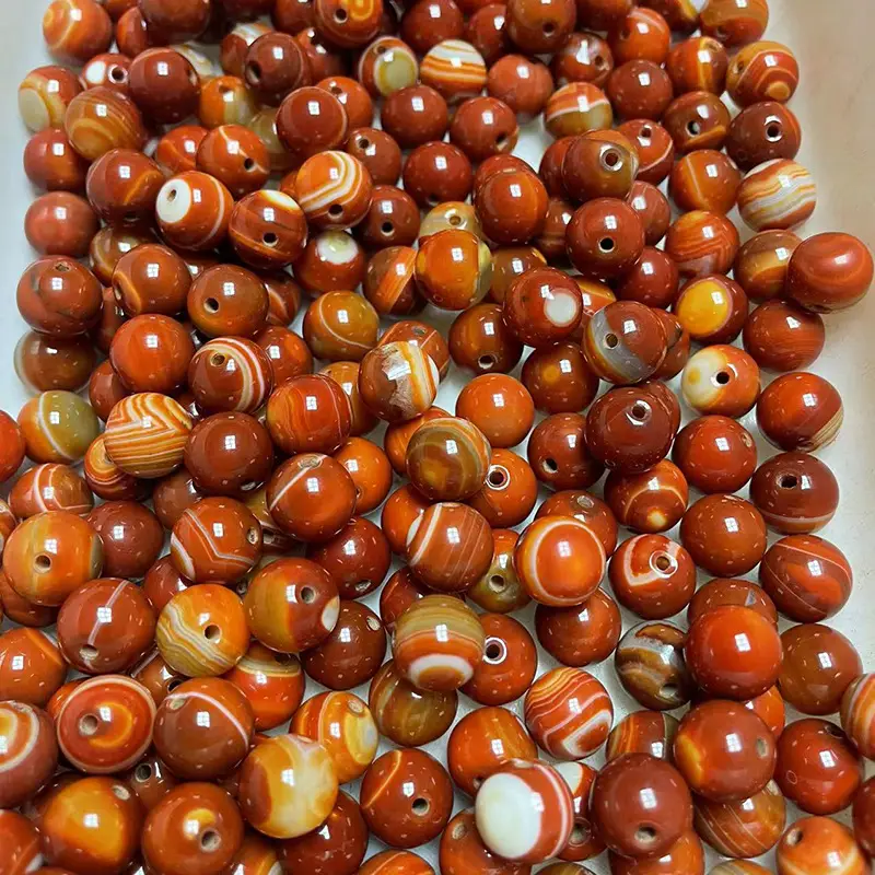 Warring States Red Agate 10mm Multi-Beads Bracelet Accessories - Image 3