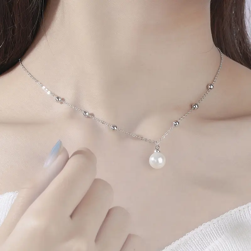 2022 New Pearl Clavicle Necklace for Women - Image 3