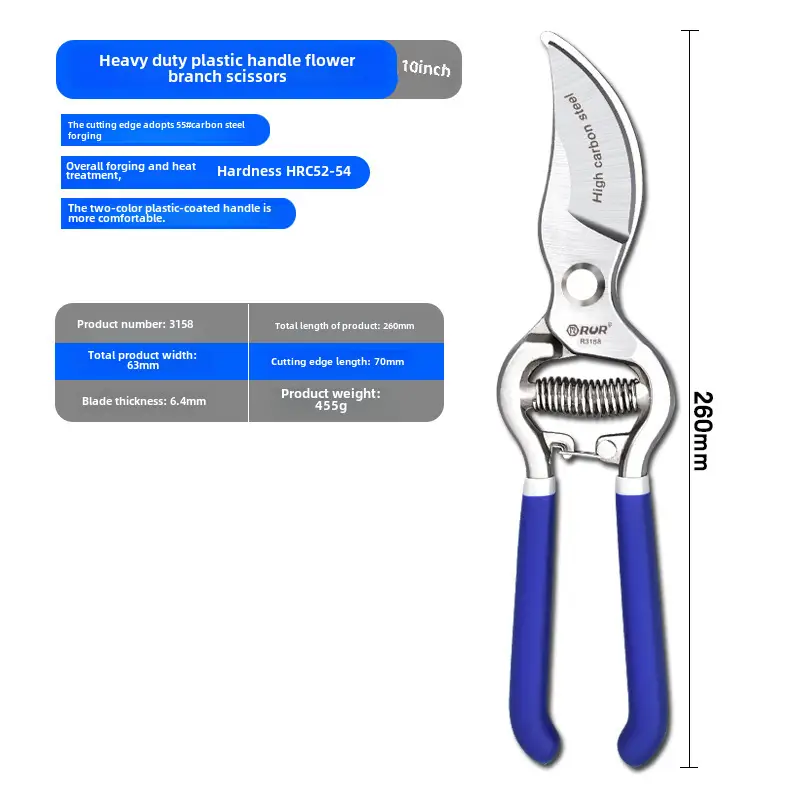 Supply of Fruit tree pruning shears branch shears gardening potted shears flowers and trees coarse branch shears labor-saving garden shears tools