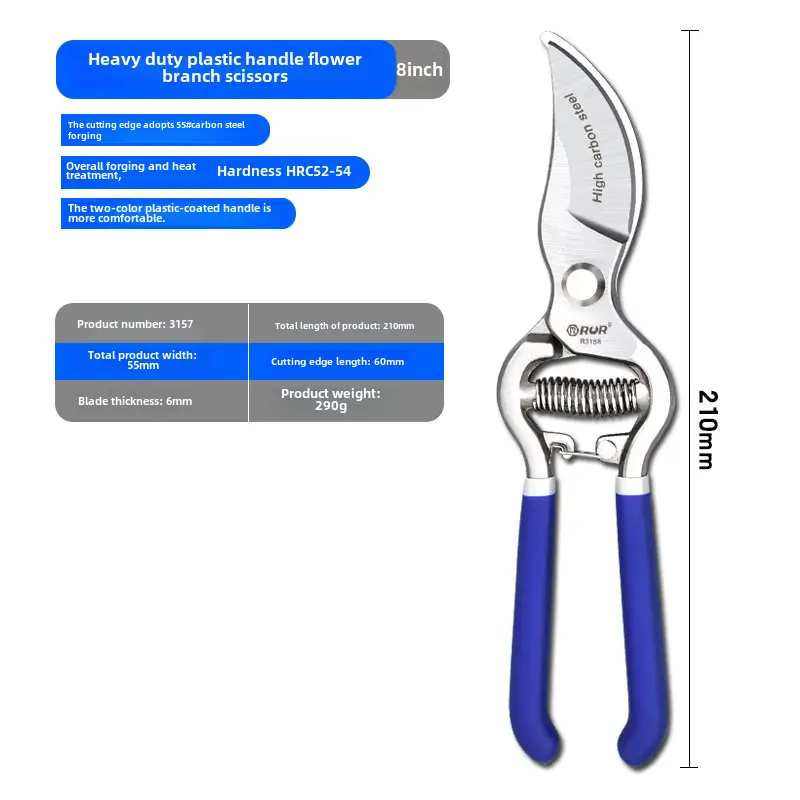 Supply of Fruit tree pruning shears branch shears gardening potted shears flowers and trees coarse branch shears labor-saving garden shears tools