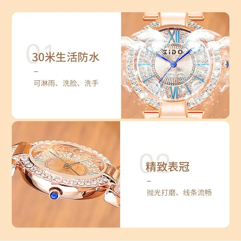 2023 Sparkly Diamond Watch for Girls - Image 6