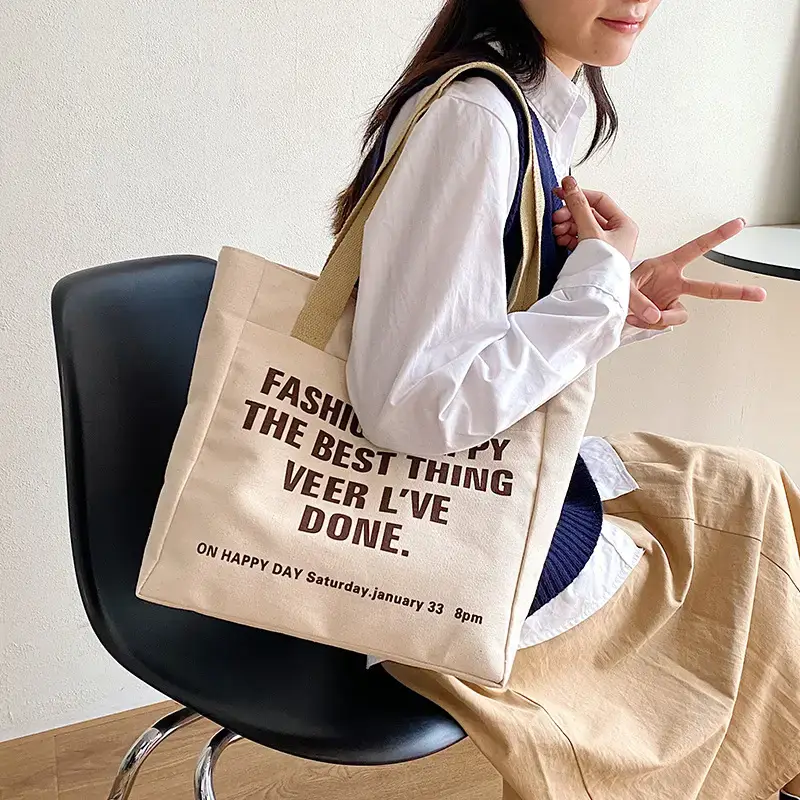 Women's Black Letter Handbag Large Capacity Daily Matching - Image 6