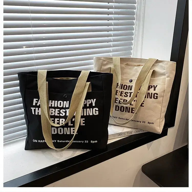 Women's Black Letter Handbag Large Capacity Daily Matching — feature 17