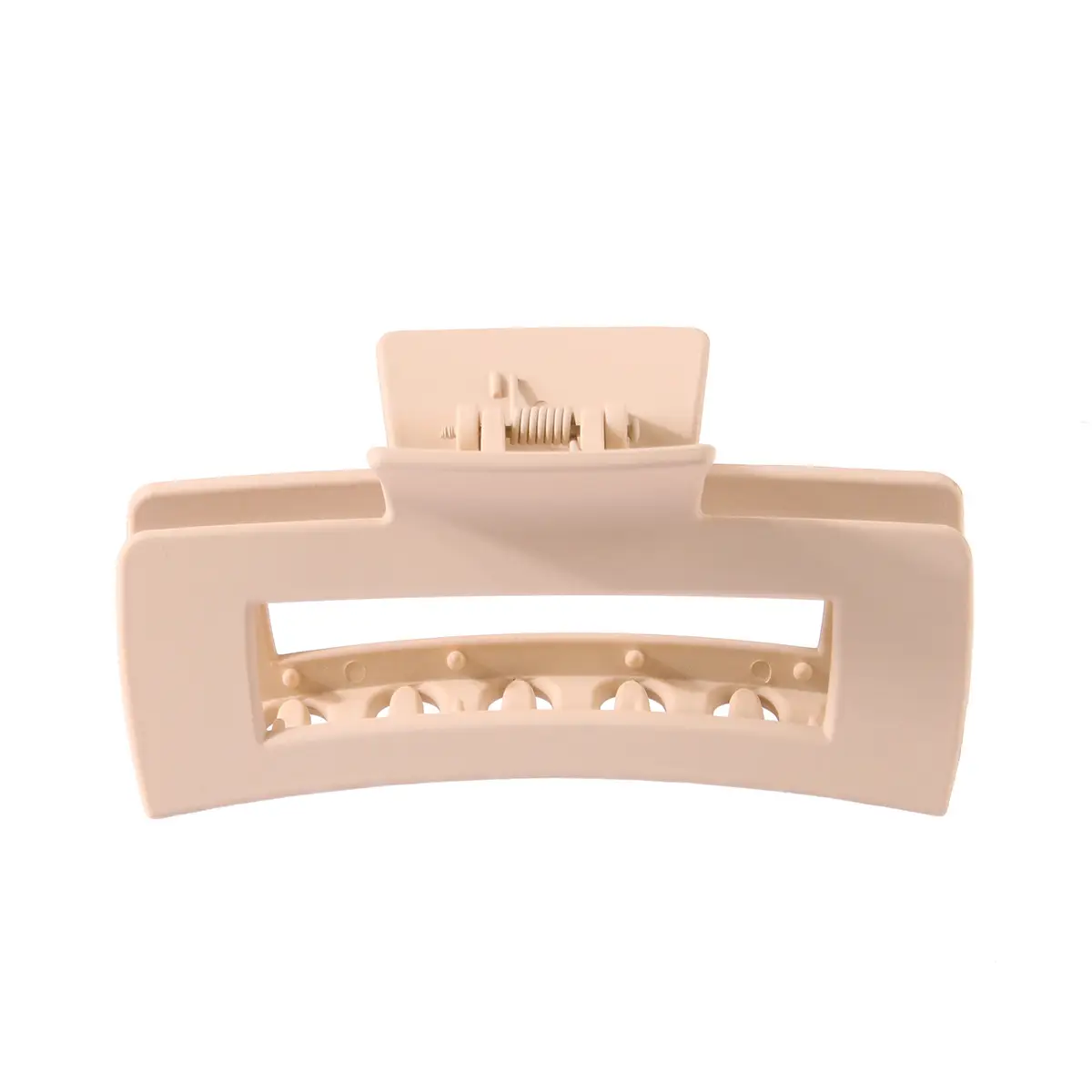 Flower Shaped Hair Clip Matte Plastic European American - Image 3