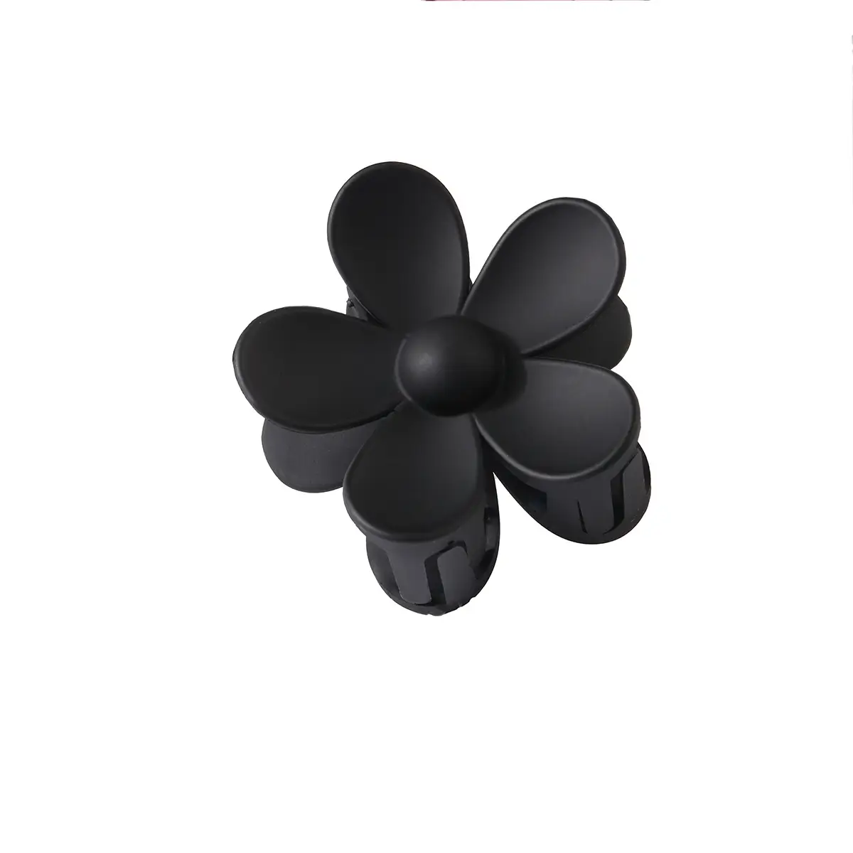 Flower Shaped Hair Clip Matte Plastic European American - Image 5