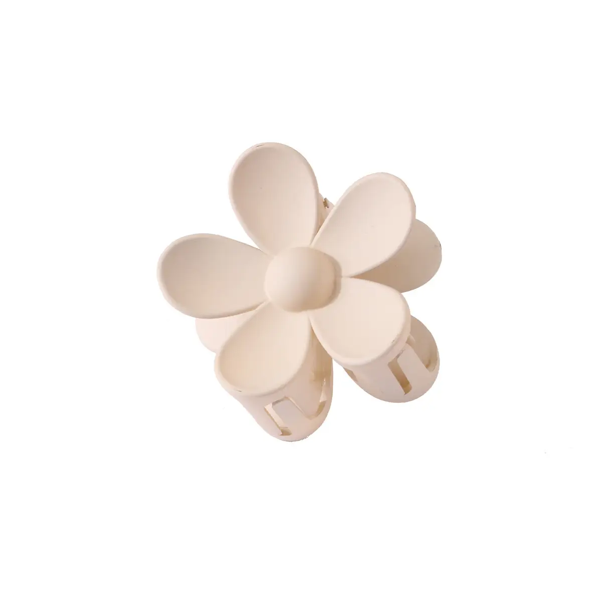 Flower Shaped Hair Clip Matte Plastic European American - Image 6