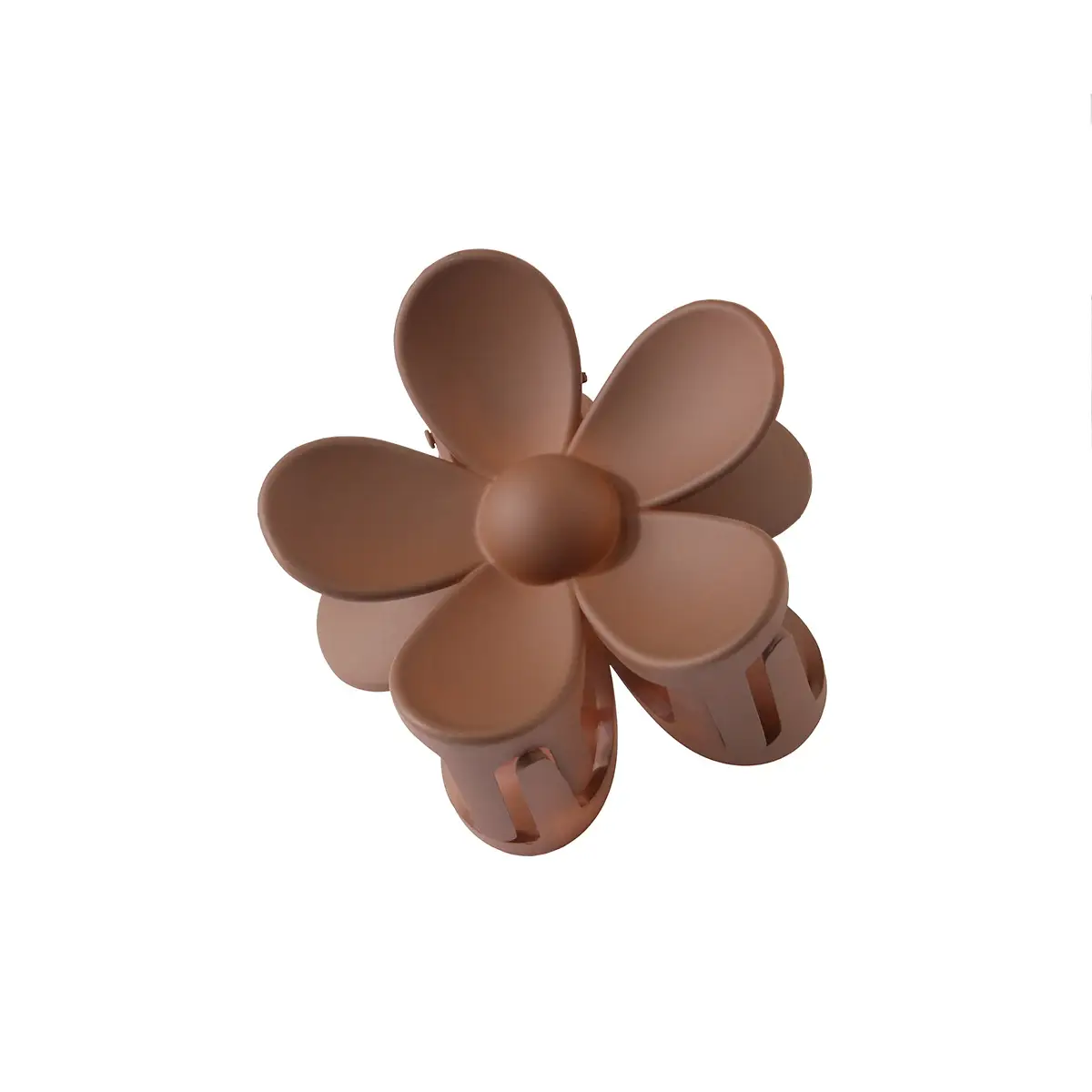 Flower Shaped Hair Clip Matte Plastic European American - Image 8