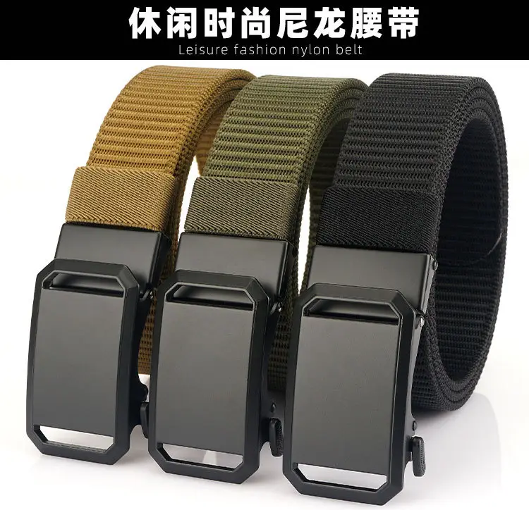 Men's 2023 Nylon Belt with Automatic Buckle — feature 1