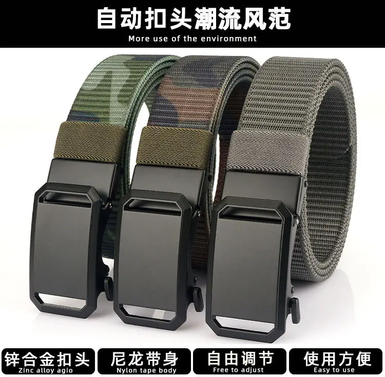 Men's 2023 Nylon Belt with Automatic Buckle — feature 2
