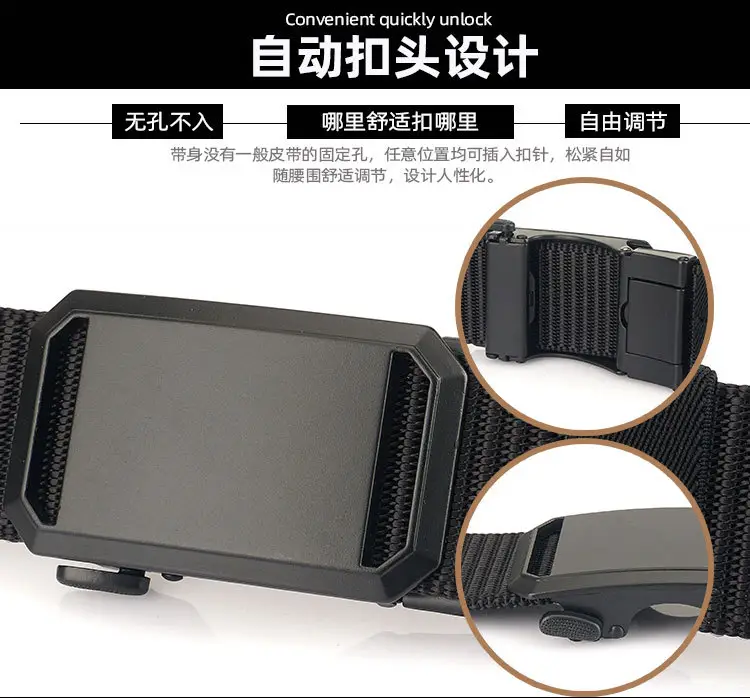 Men's 2023 Nylon Belt with Automatic Buckle — feature 3