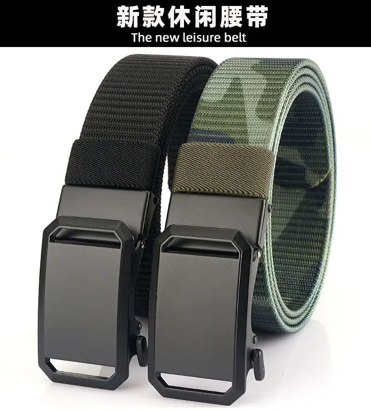 Men's 2023 Nylon Belt with Automatic Buckle — feature 5