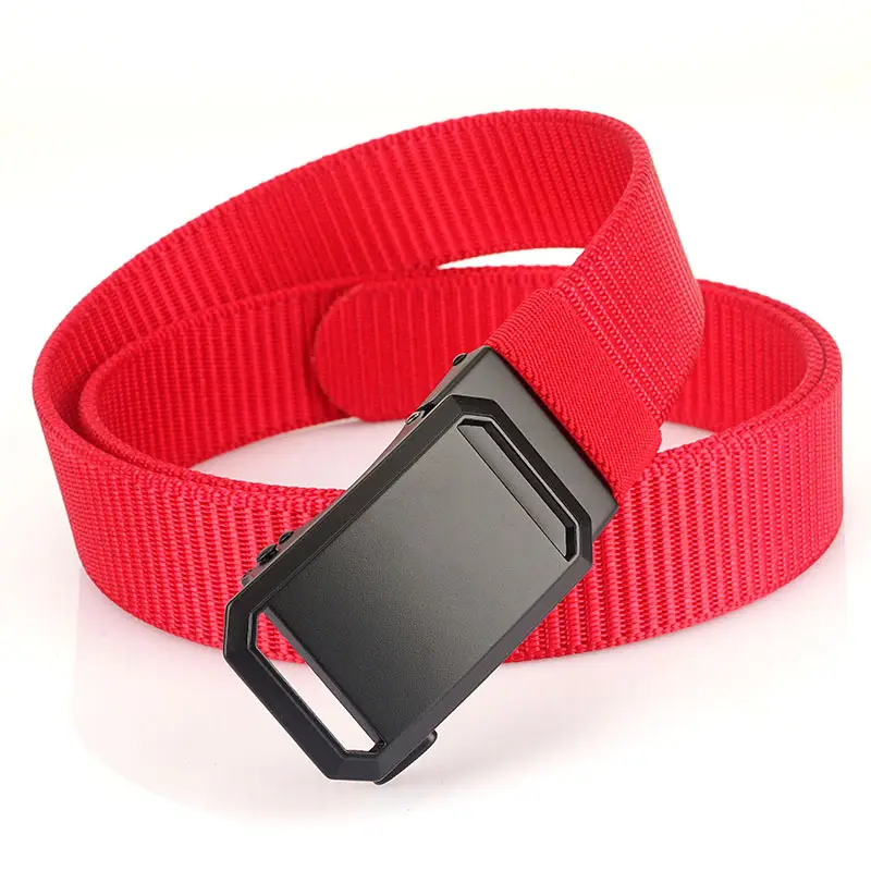 Men's 2023 Nylon Belt with Automatic Buckle