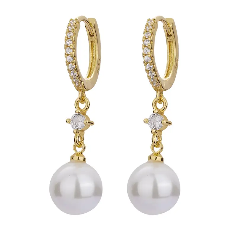 Gold Pearl Earrings for Women 2022 New Style - Image 5