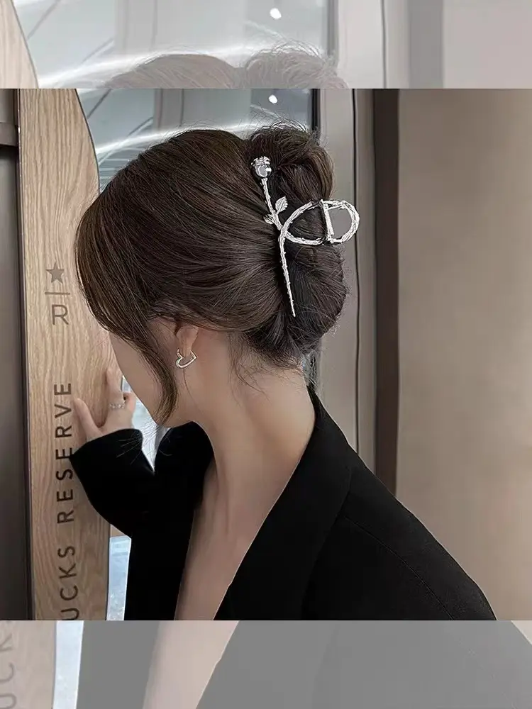 Rose & Shark Hair Clips for Women - Image 5
