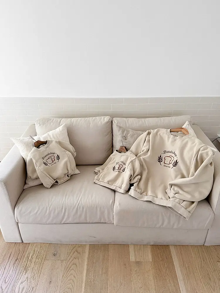 2026 Kids Cotton Sweatshirt with Bread Print — feature 13