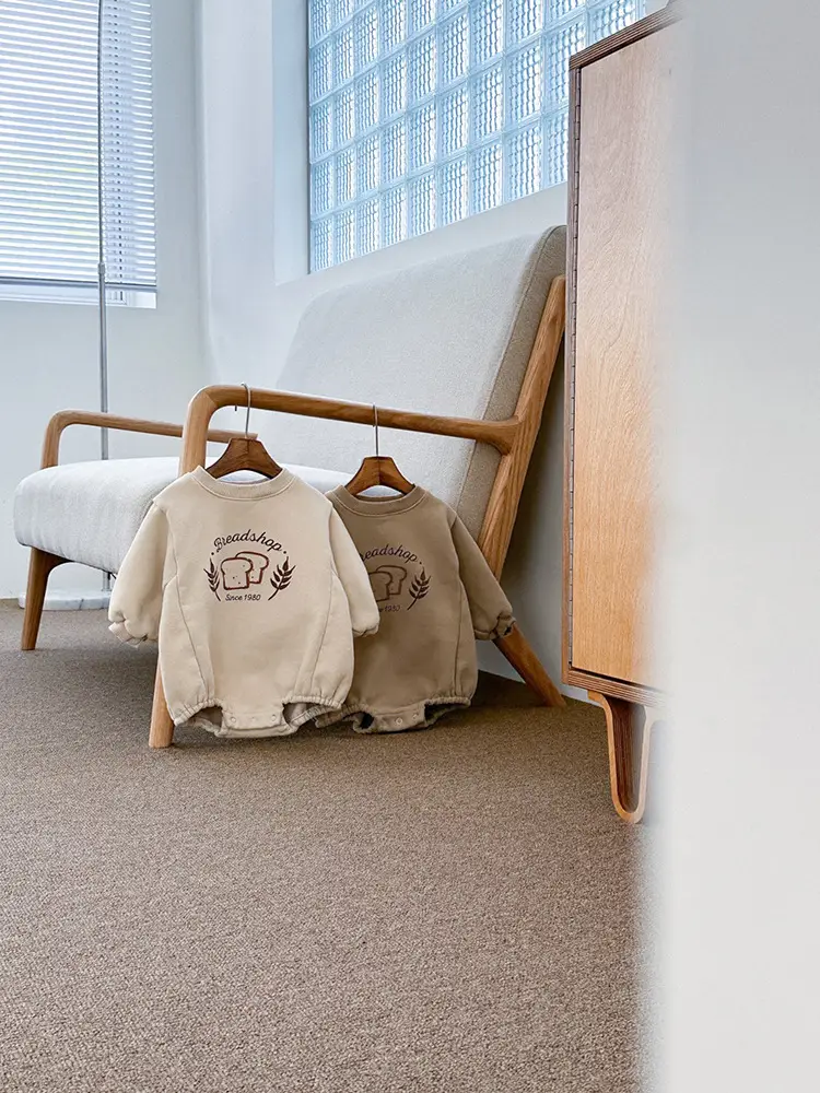 2026 Kids Cotton Sweatshirt with Bread Print — feature 17