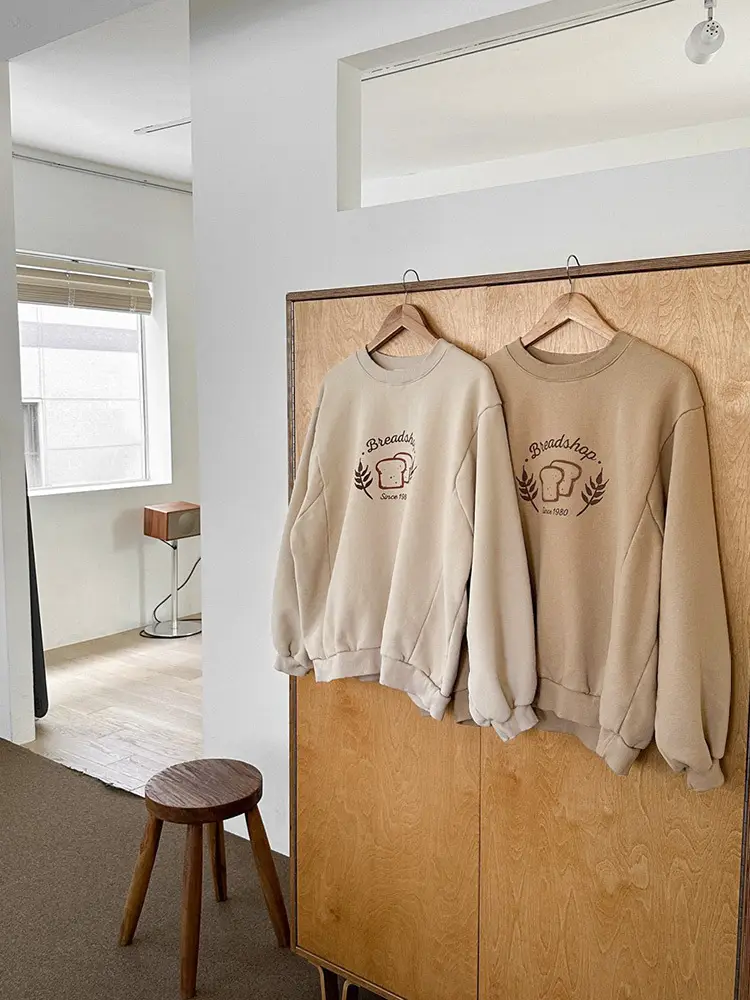 2026 Kids Cotton Sweatshirt with Bread Print — feature 8