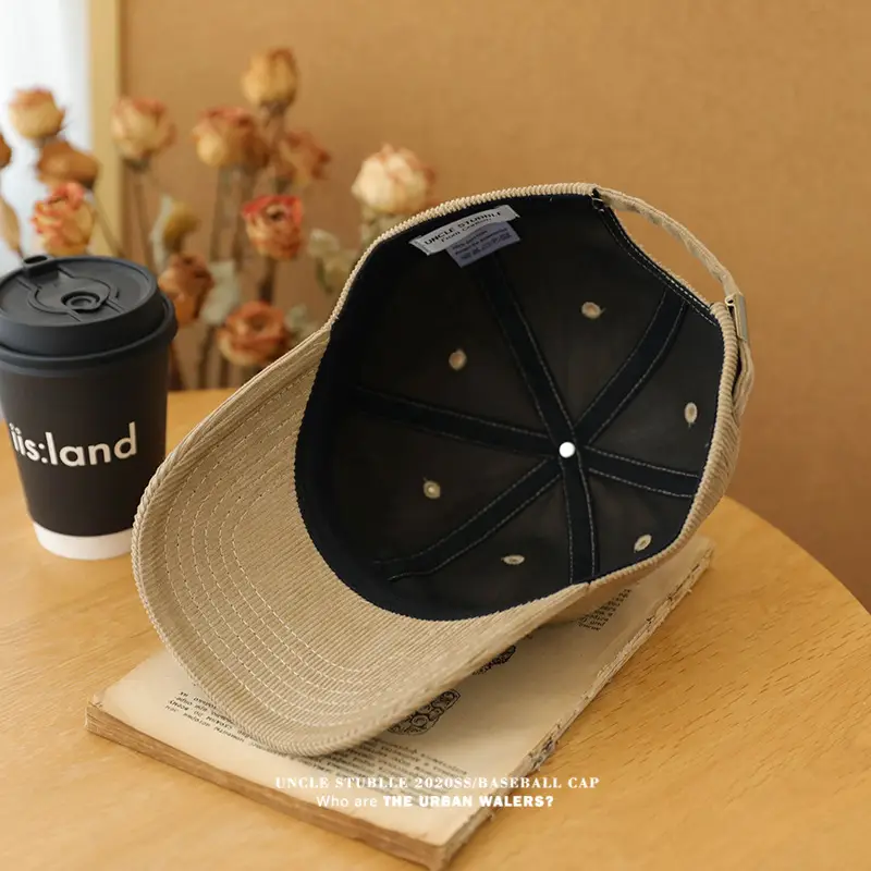 Stubble Black C Logo Baseball Cap Men