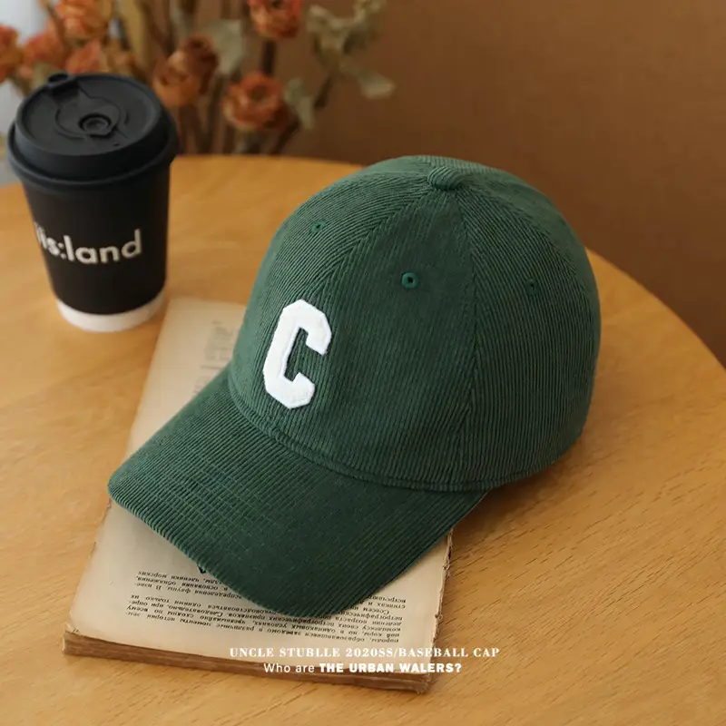 Stubble Black C Logo Baseball Cap Men — feature 10