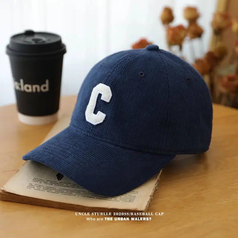 Stubble Black C Logo Baseball Cap Men — feature 13