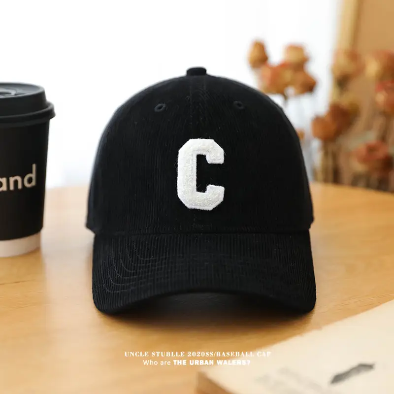 Stubble Black C Logo Baseball Cap Men — feature 15