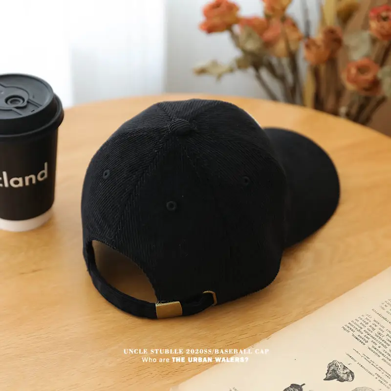 Stubble Black C Logo Baseball Cap Men — feature 16