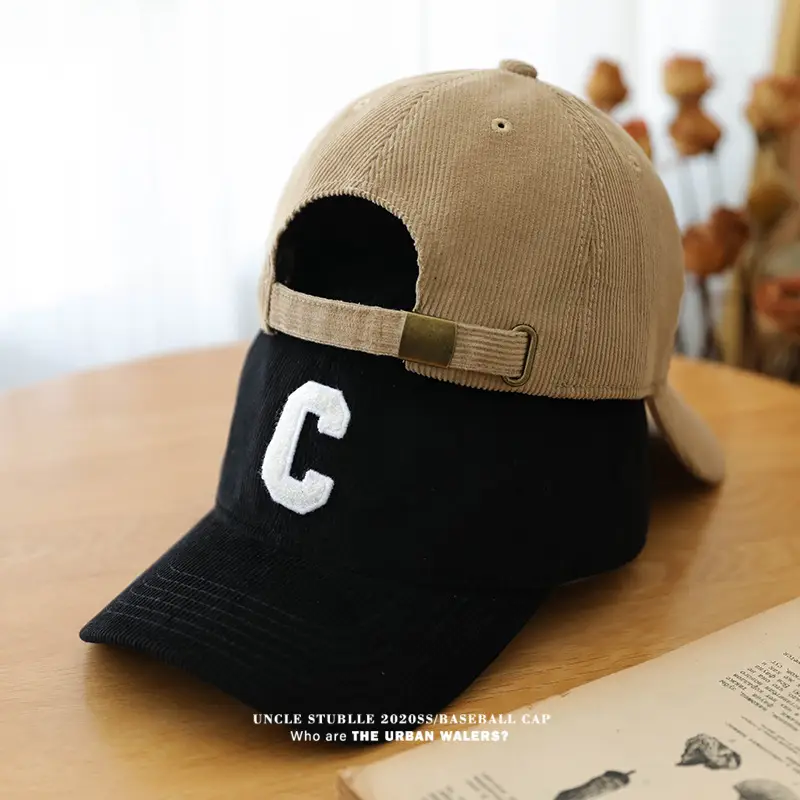 Stubble Black C Logo Baseball Cap Men — feature 4