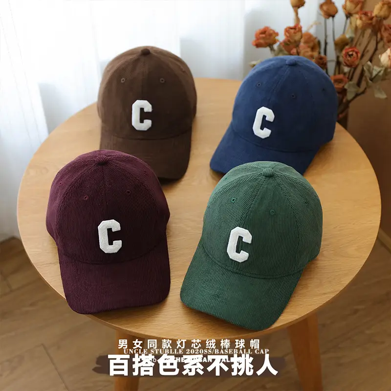 Stubble Black C Logo Baseball Cap Men — feature 5