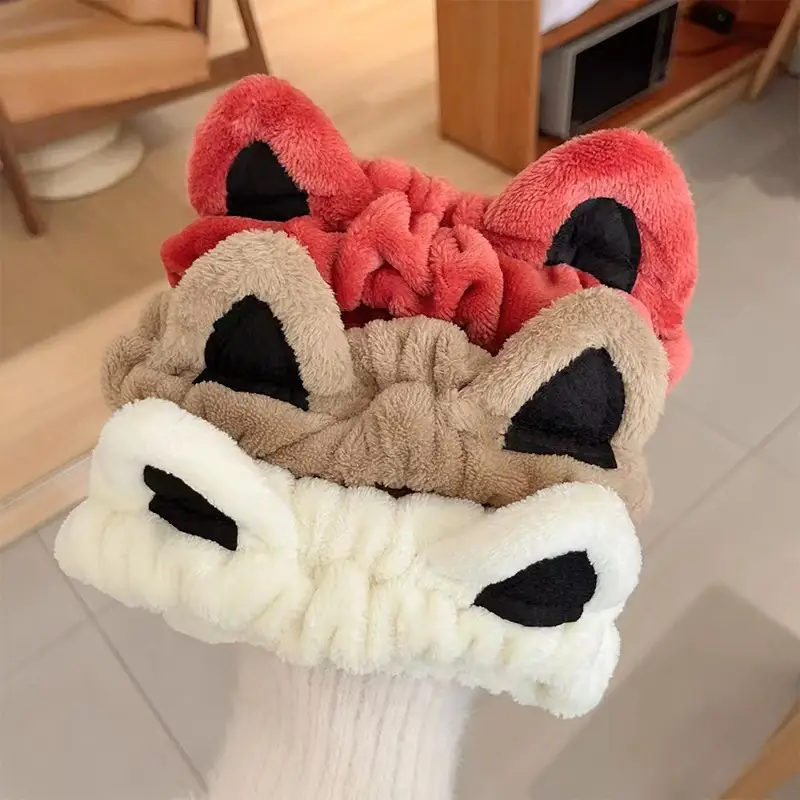 Red 3D Cat Ear Hair Band for Women — feature 3