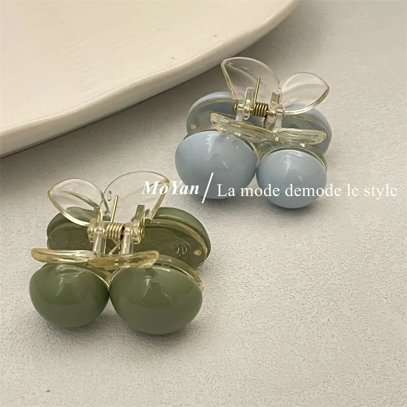Green Beaded Hair Catch Clip for Women — feature 10