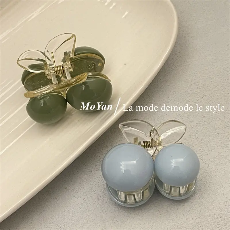 Green Beaded Hair Catch Clip for Women — feature 8