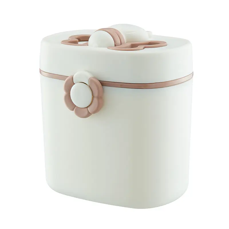 Portable Baby Milk Powder Box Pink Sealed Moisture-proof - Image 2