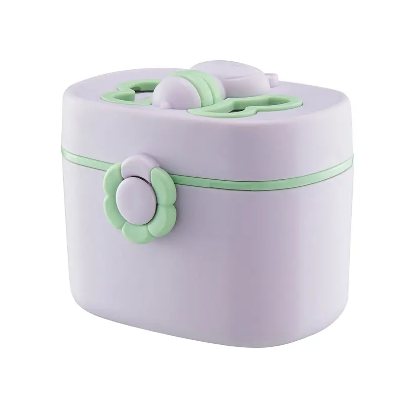 Portable Baby Milk Powder Box Pink Sealed Moisture-proof - Image 5