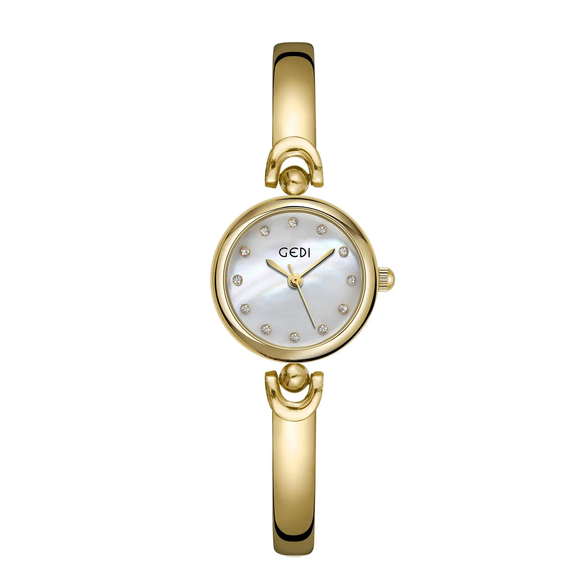 Gold Rose Gold Women's Quartz Bracelet Watch - Image 2