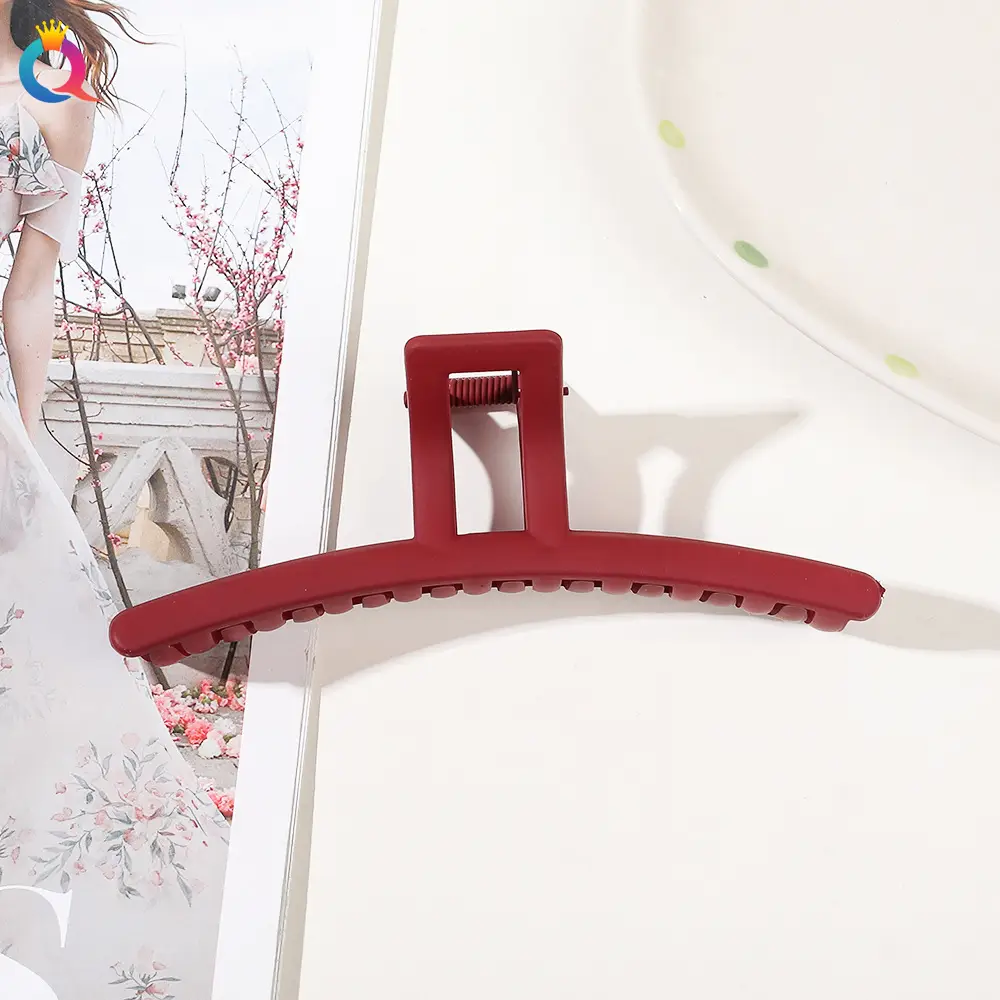 Qiyue Red Hairpin Clip for Women's Hair Accessories
