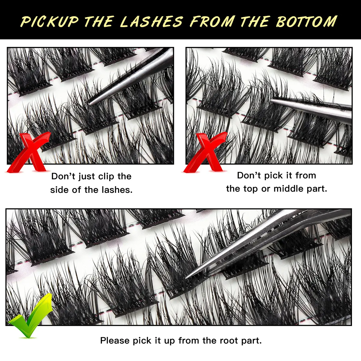 3D Self-Grafting False Eyelashes 10-15mm Natural Look — feature 42