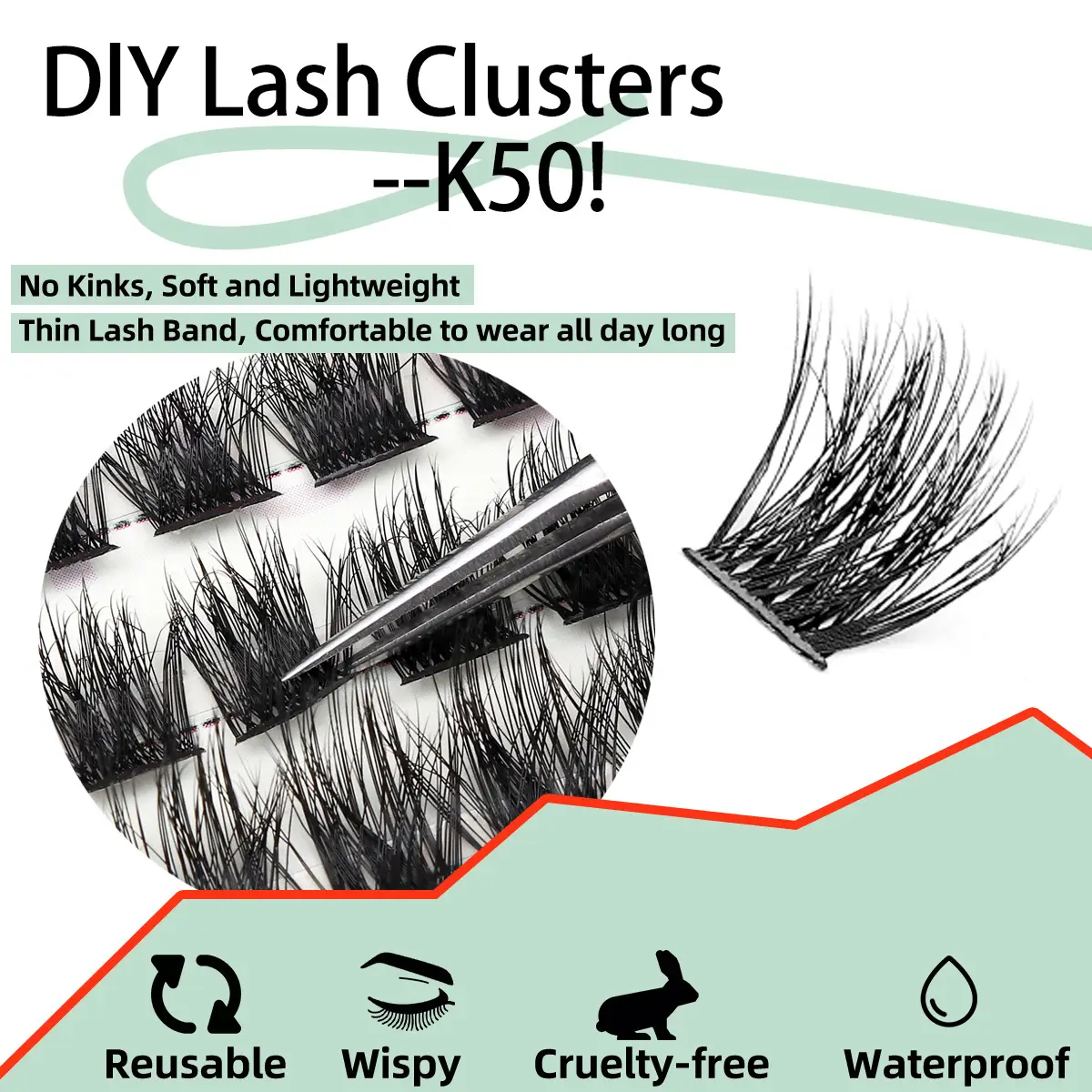 3D Self-Grafting False Eyelashes 10-15mm Natural Look — feature 44