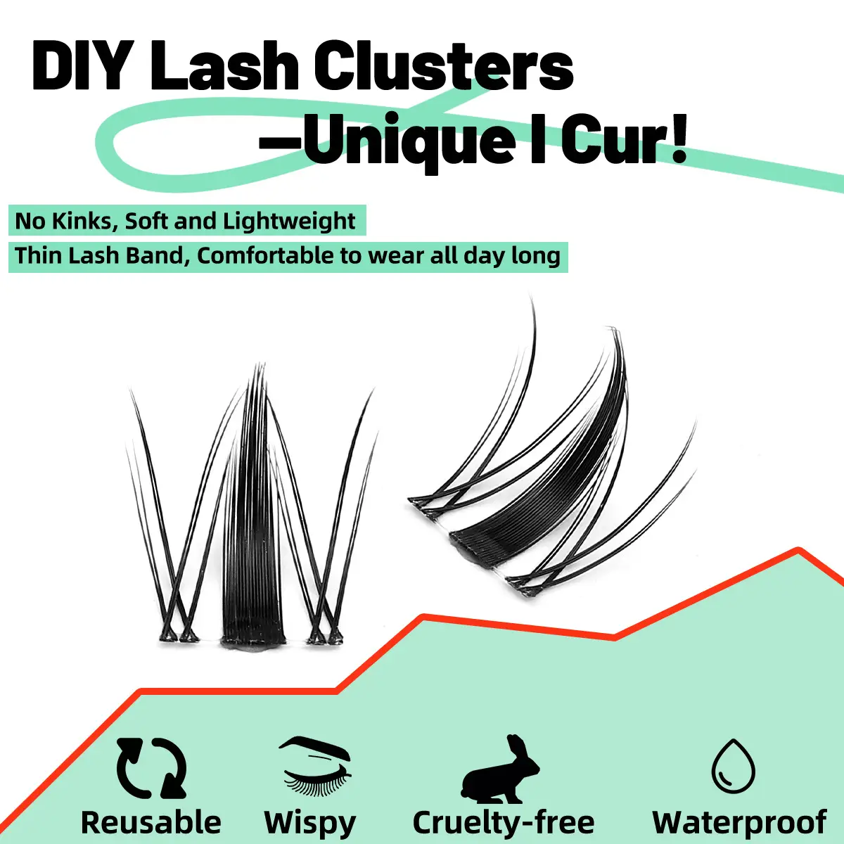 3D Self-Grafting False Eyelashes 10-15mm Natural Look — feature 49